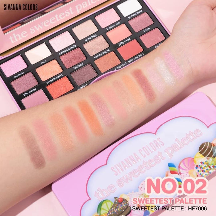 Sivanna Colors Makeup Palette لوحة مكياج سيفانا كولورز - Princess Cosmetics Qatar