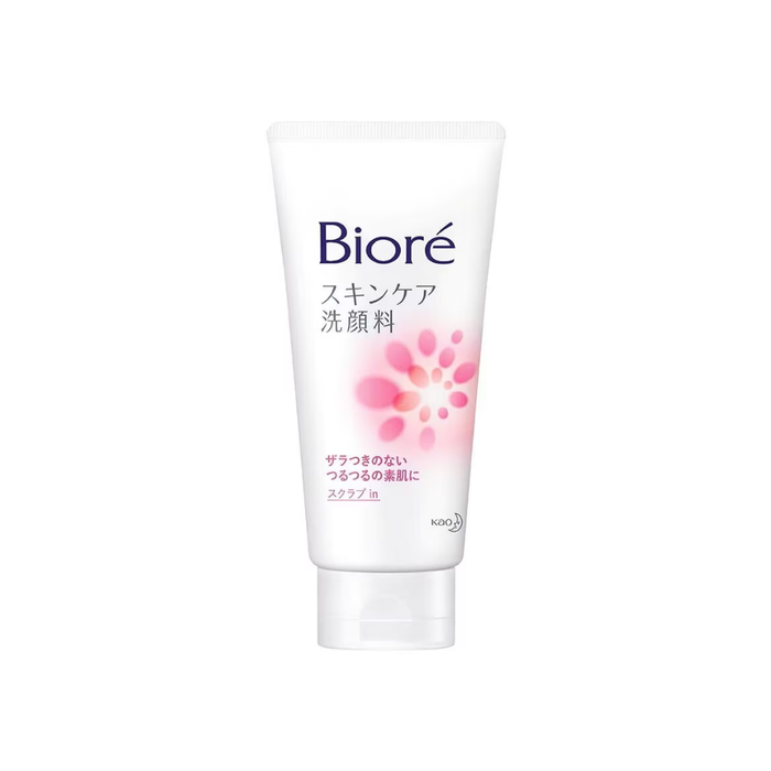 BIORÉ Skin Caring Facial Foam Scrub In 130g | Isetan KL Online Store