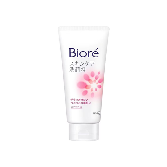 BIORÉ Skin Caring Facial Foam Scrub In 130g | Isetan KL Online Store