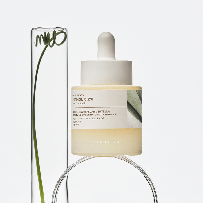 SKIN1004 Madagascar Centella Retinol 0.2 Boosting Shot Ampoule 30ml أمبولة تعزيز ريتينول سنتيلا مدغشقر 0.2 من SKIN1004 - Princess Cosmetics Qatar