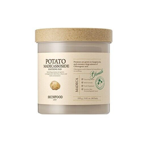 SKINFOOD Potato Madecassoside Soothing Pad تونر باد البطاطس من سكن فود