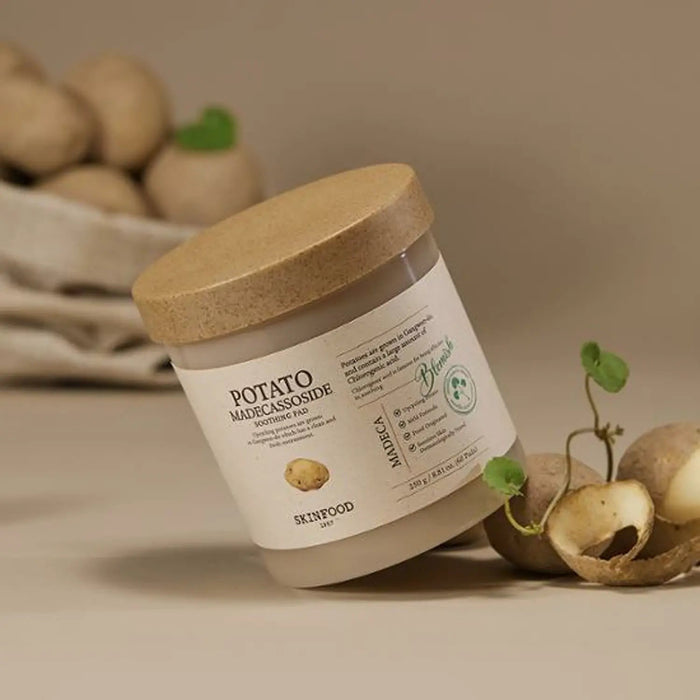 SKINFOOD Potato Madecassoside Soothing Pad تونر باد البطاطس من سكن فود