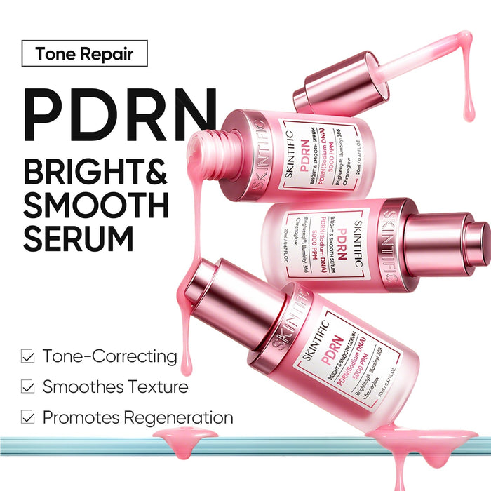 Skintific PDRN Bright & Smooth Serum 20ml سيروم سكينتيفيك بي دي آر إن برايت آند سموث - Princess Cosmetics Qatar
