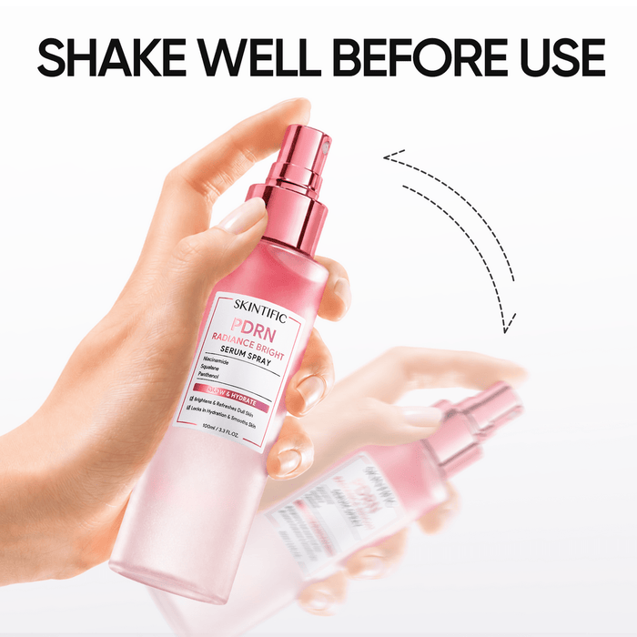 Skintific PDRN Radiance Bright Serum Spray 100ml بخاخ سيروم سكينتيفيك بي دي آر إن لتفتيح البشرة - Princess Cosmetics Qatar