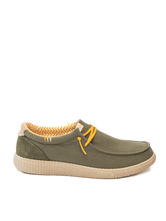 PITAS Slip on ledro kaki LEDRO TESSUTO-KAKI