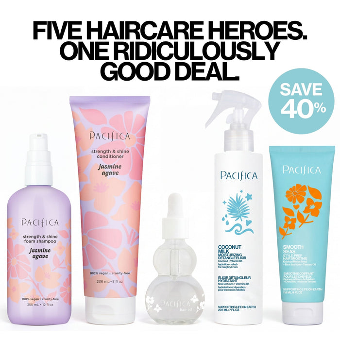 Smooth, Shine & Detangle Haircare Vault - Pacifica