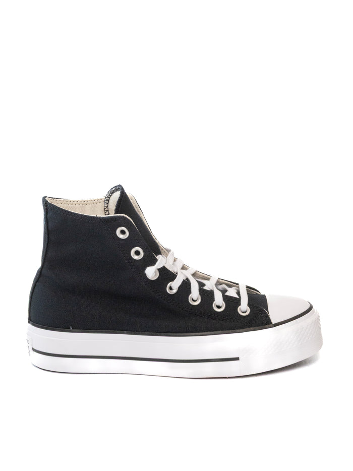 CONVERSE sneaker chuck taylor platform nero 560845C LIFTPLATHI-BLACK