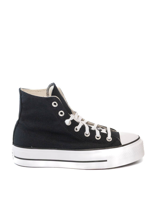 CONVERSE sneaker chuck taylor platform nero 560845C LIFTPLATHI-BLACK