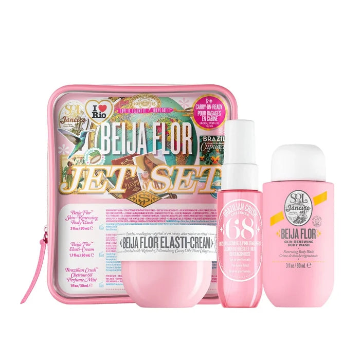 SOL DE JANEIRO Beija Flor Jet Set بكج العناية بالجسم من سول دي جانيرو