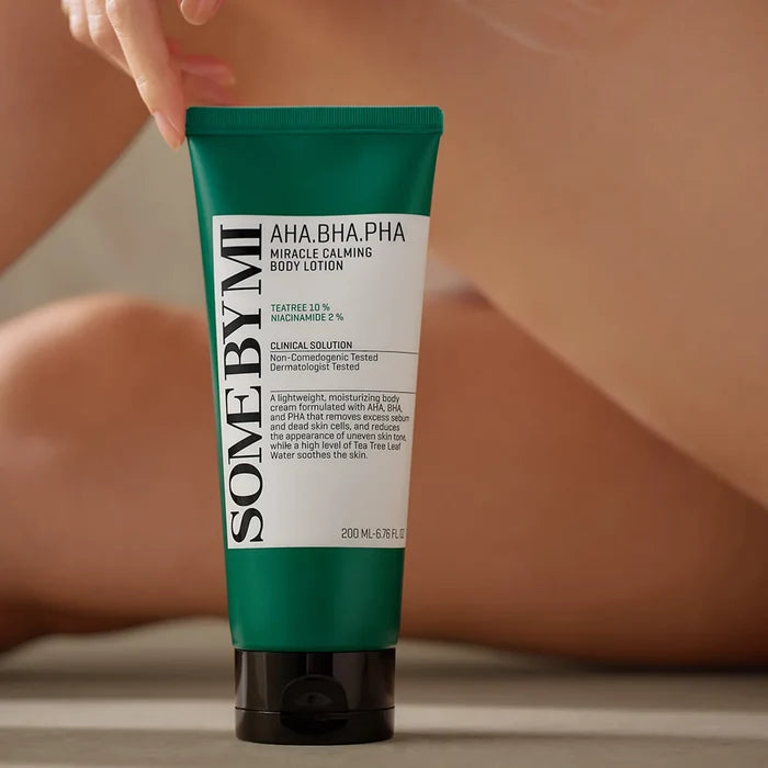 SOME BY MI AHA BHA PHA Miracle Calming Body Lotion كريم مرطب ومهدئ للجسم من سمباي مي