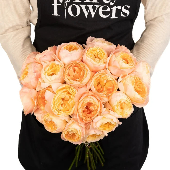 Southern Comfort Peach Garden Rose Apron - Image