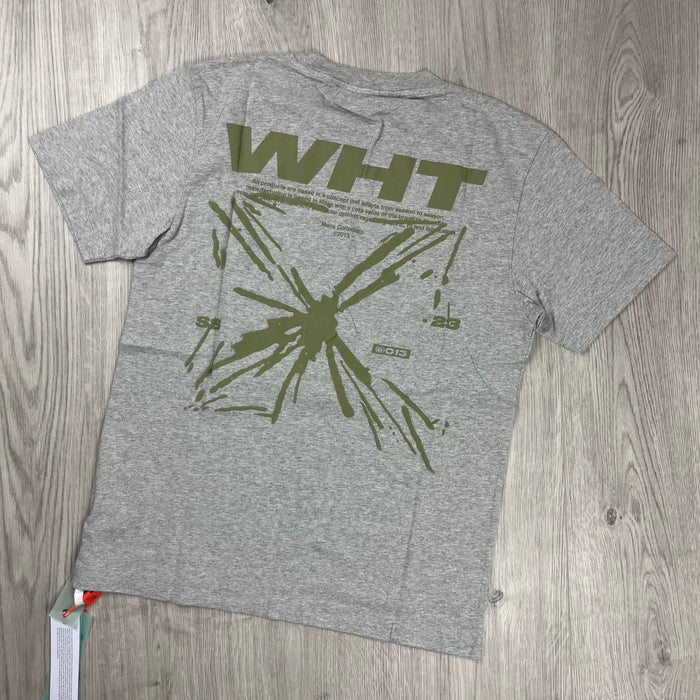Off-White Splash T-Shirt - Grey