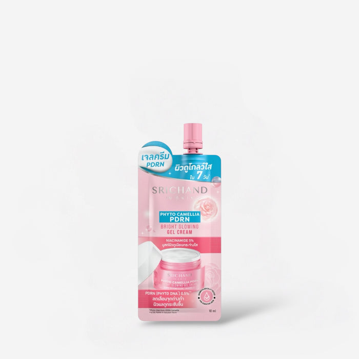 Srichand Phyto Camellia PDRN Bright Glowing Gel Cream 10ml كريم جل سريشاند فيتو كاميليا بي دي آر إن لتفتيح البشرة