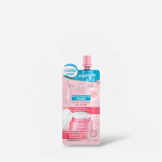 Srichand Phyto Camellia PDRN Bright Glowing Gel Cream 10ml كريم جل سريشاند فيتو كاميليا بي دي آر إن لتفتيح البشرة