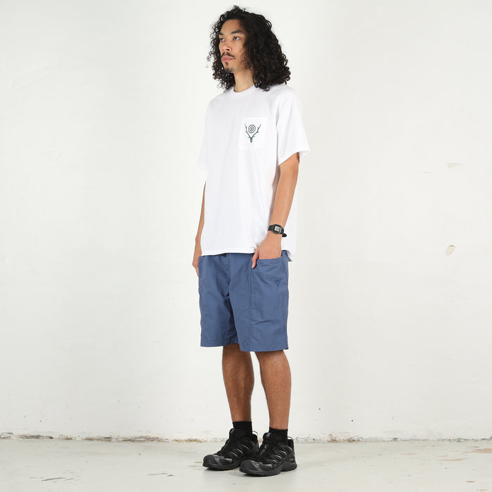 S/S Round Pocket T-Shirt - White