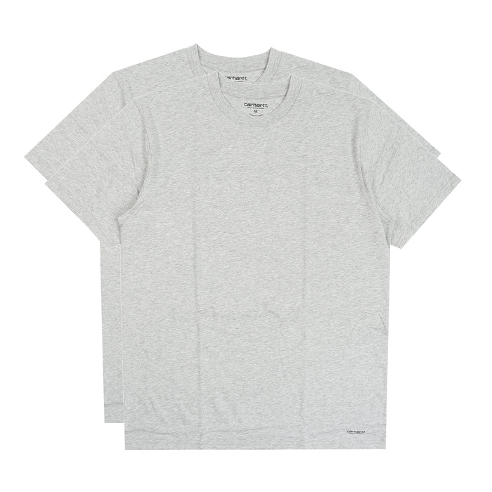 Standard Crew Neck T-Shirt - Grey Heather + Grey Heather