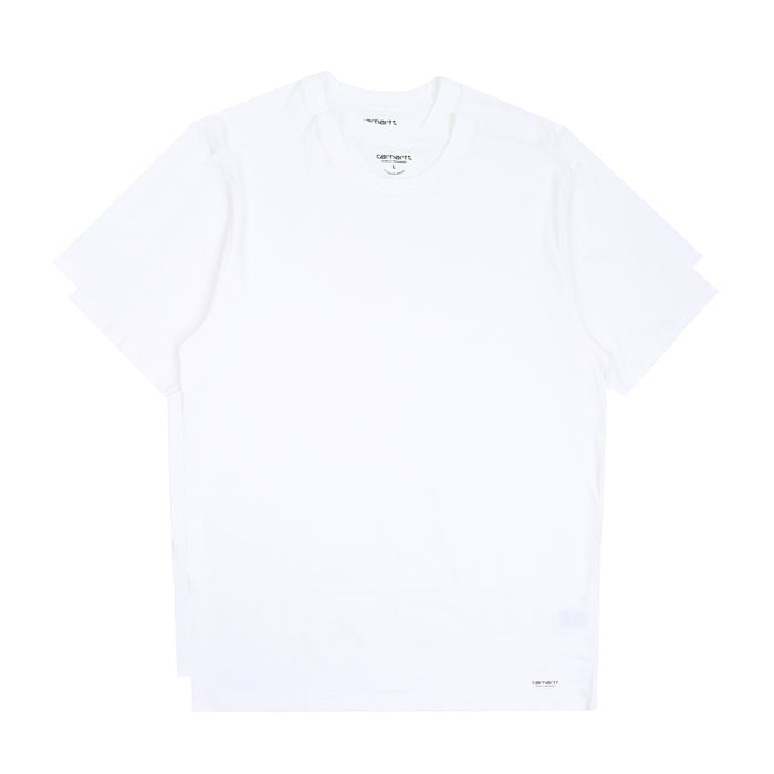 Standard Crew Neck T-Shirt - White + White