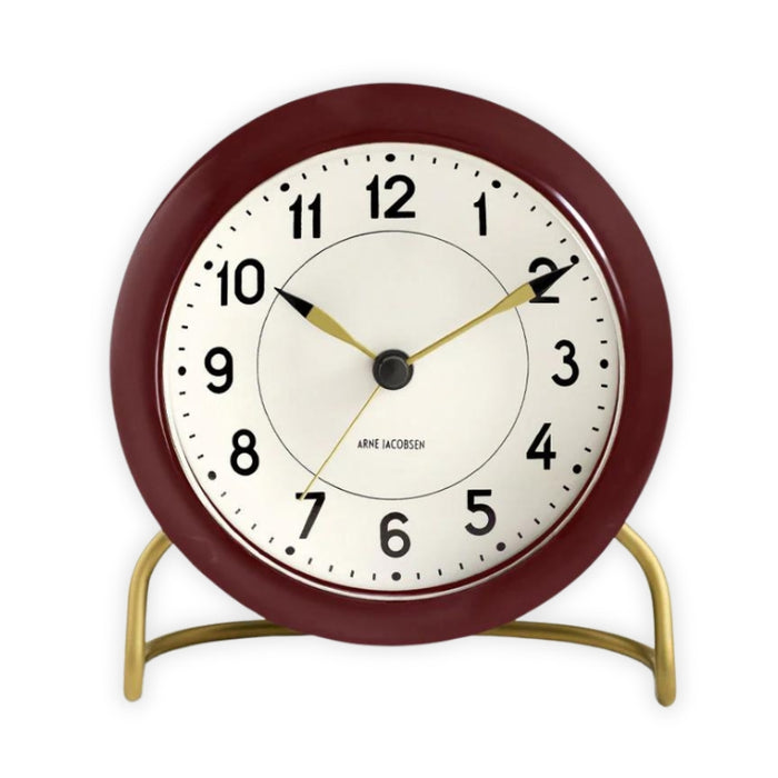 Station Alarm Clock - Burgundy