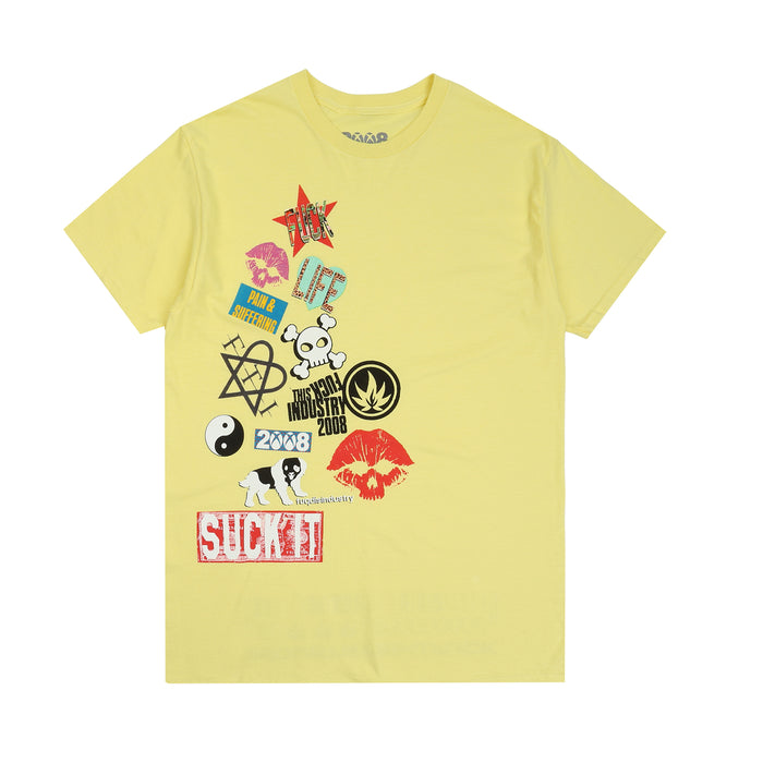 Stickers T-Shirt - Yellow
