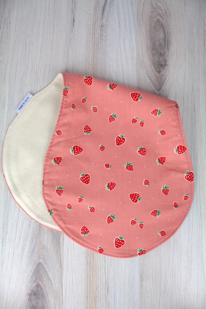 Strawberries Burp Bib