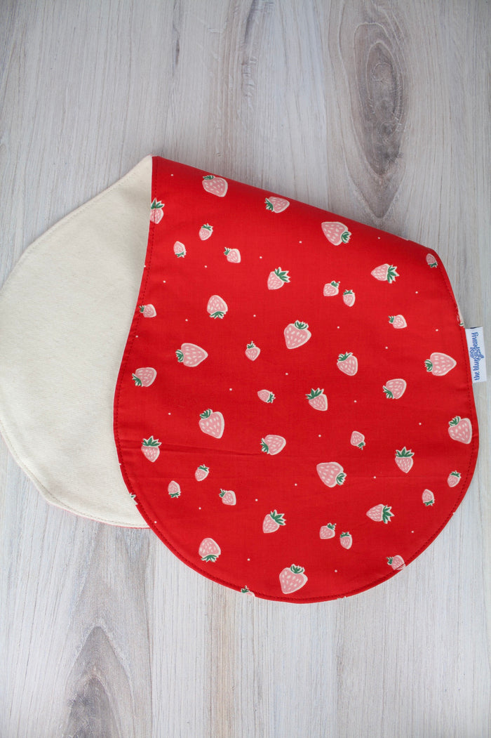 Strawberries Burp Bib