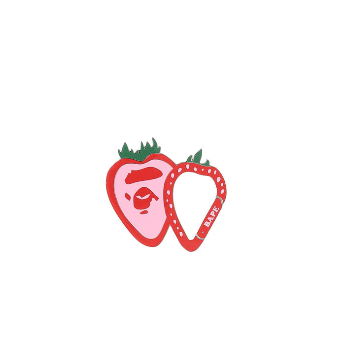 Strawberry Ape Head Carabiner - Red