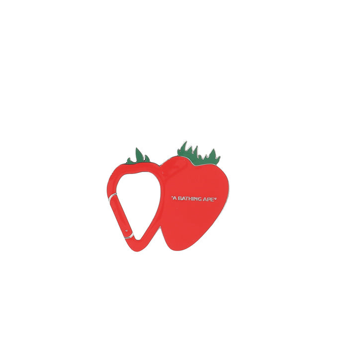 Strawberry Ape Head Carabiner - Red