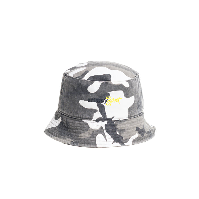 Stussy Sport Bucket Hat - Woodland Grey