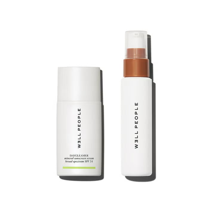 sunscreen and bronzing drops set
