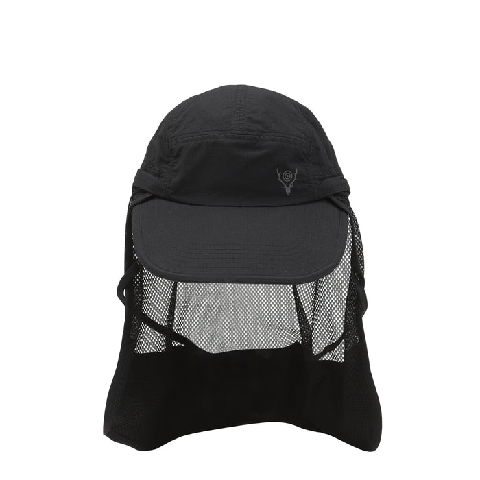 Sunshade Nylon Ripstop Cap - Black