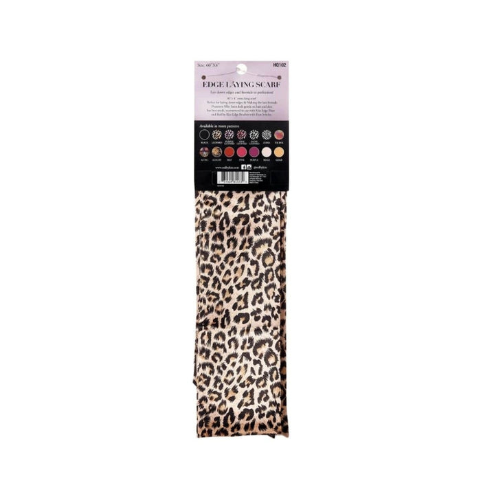 Super Sleek Edge Laying Scarf [Leopard] #HQ102
