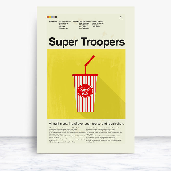 Super Troopers | DIGITAL ARTWORK DOWNLOAD