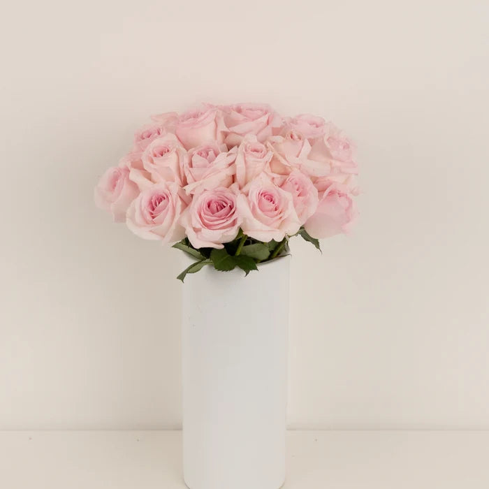 Sweet Akito Light Pink Rose Vase - Image