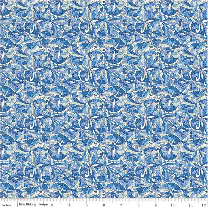 Swirling Kaleidoscope (B) by Liberty Fabrics
