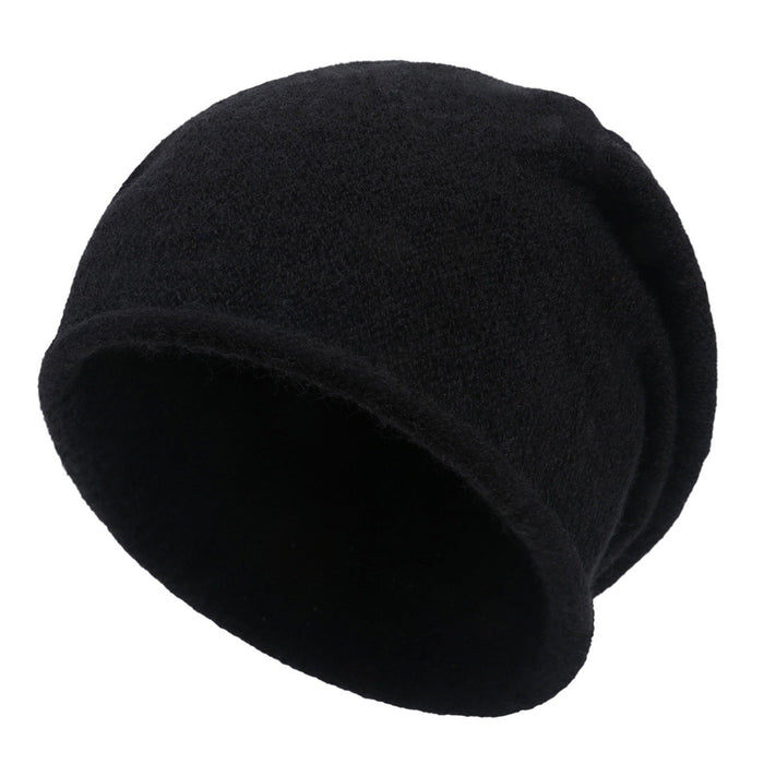 Sylvaine relaxed fit slouchy casual knit beanie shown in a soft neutral color