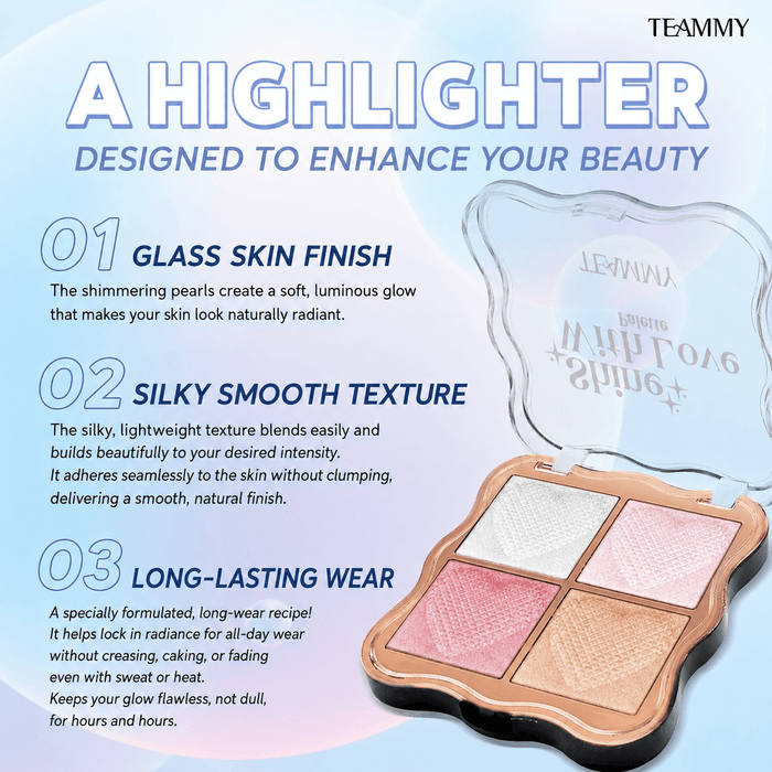 Teammy Shine With Love Palete باليت تيمي شاين وذ لوف - Princess Cosmetics Qatar