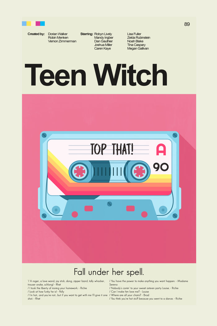 Teen Witch - Cassette Tape | 12"x18" or 18"x24" Print only