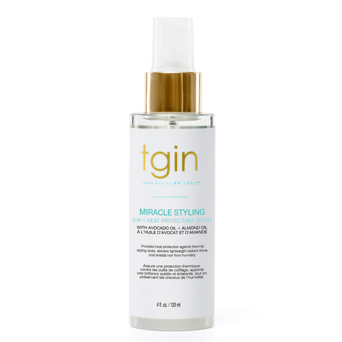 tgin Miracle Styling Heat Protectant Spray 4oz