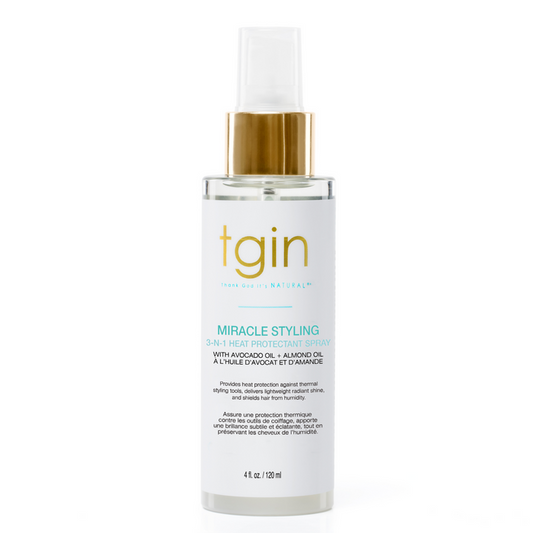 tgin Miracle Styling Heat Protectant Spray 4oz
