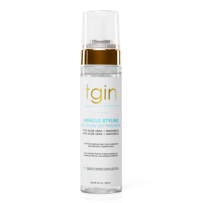 tgin Miracle Styling Setting Foam 8oz