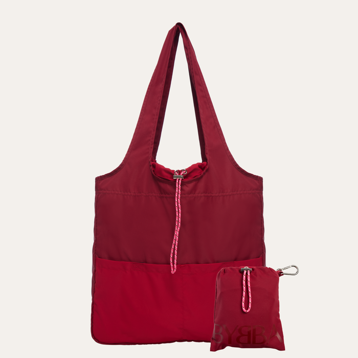 THE BALOS PACKABLE TOTE BAG / SEABERRY