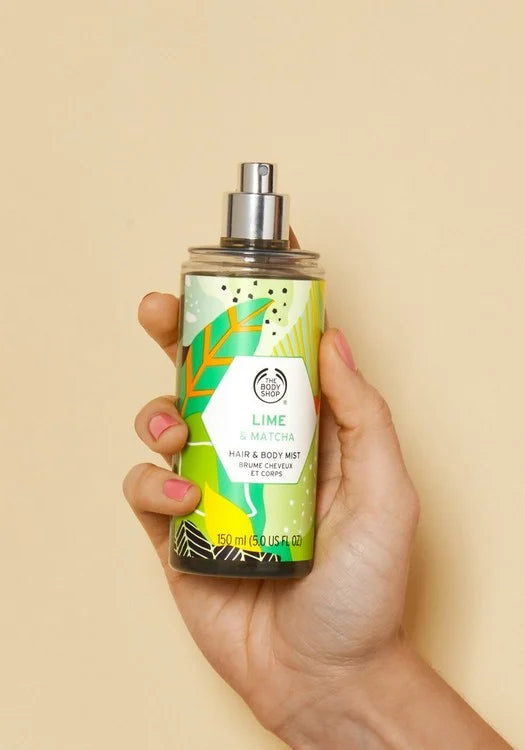THE BODY SHOP Hair & Body Mist Lime & Matcha معطر الجسم والشعر