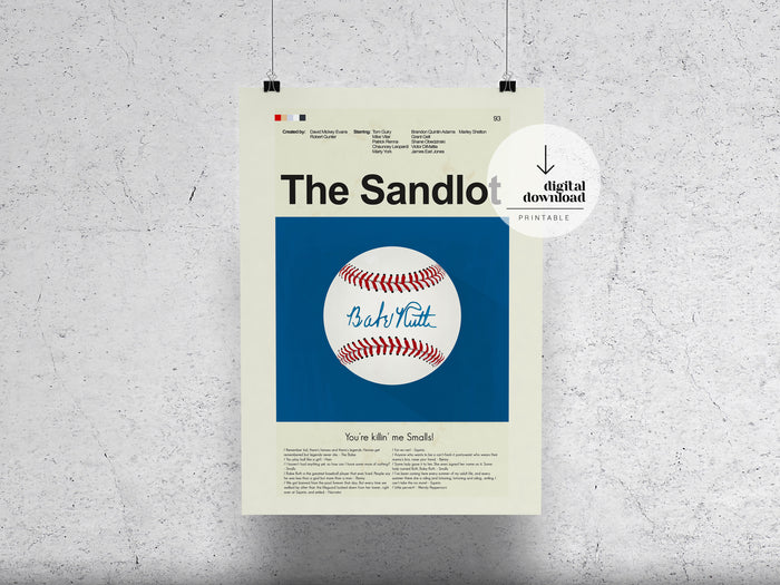 The Sandlot | DIGITAL ARTWORK DOWNLOAD