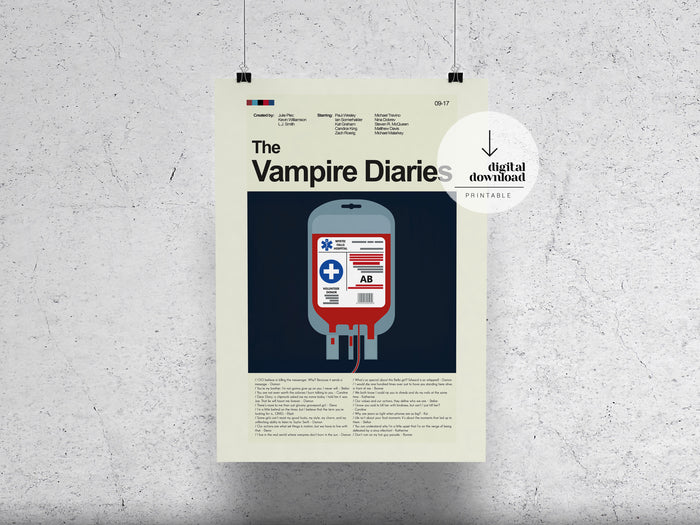 The Vampire Diaries | DIGITAL ARTWORK DOWNLOAD