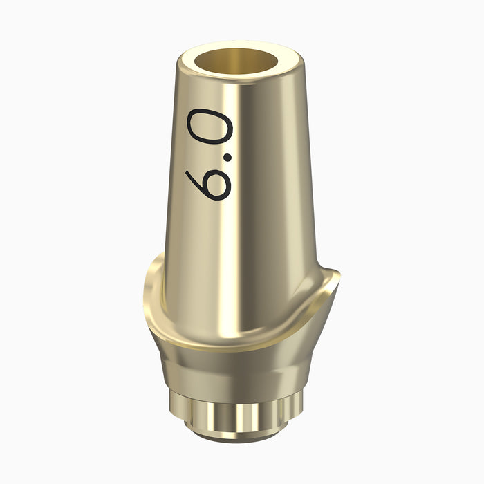 TiLobe® Esthetic Abutment, Straight, Contour, WD, Ø5.0/5.5/6.5, F6.0, C1.0 mm