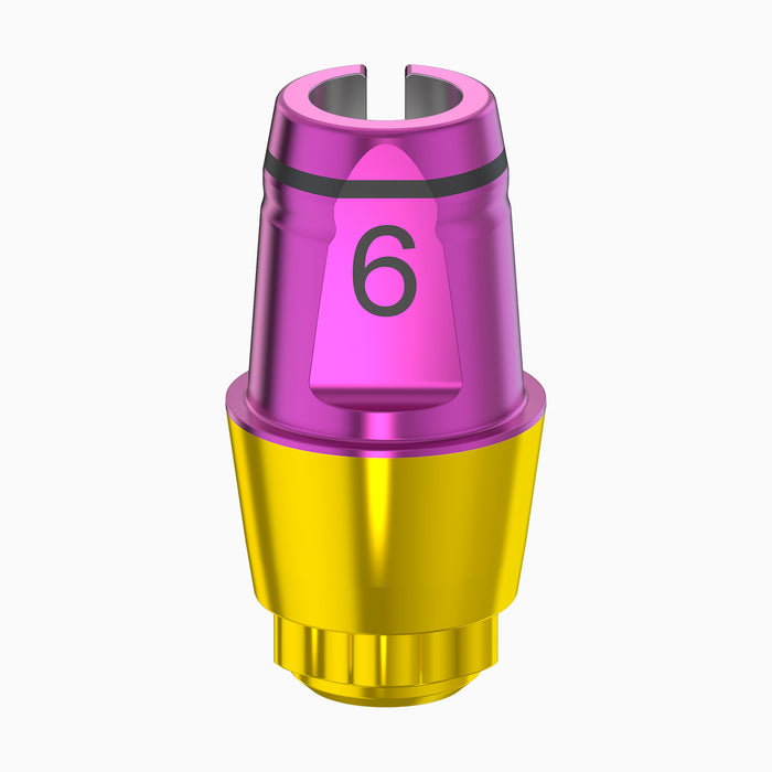TiLobe® Quick Abutment, WD, Ø5.0/5.5/6.5, F6.0 x C2.5 mm