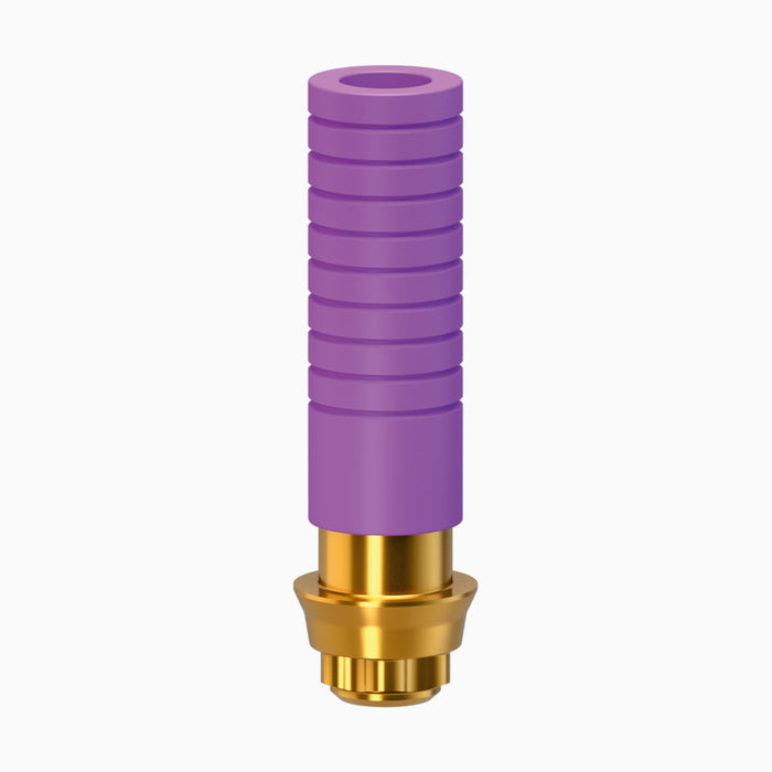 TiLobe® UCLA Abutment, WD, Gold, Plastic Sleeve, Engaging