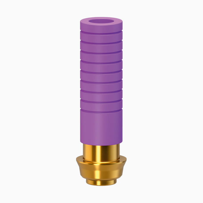 TiLobe® UCLA Abutment, WD, Gold, Plastic Sleeve, Non-Engaging