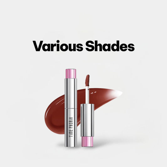Timephoria Spectra Ultra Stay-Shine Transfer Proof Lip Vinyl أحمر شفاه تيمفوريا سبكترا ألترا ستاي-شاين المقاوم للانتقال - Princess Cosmetics Qatar