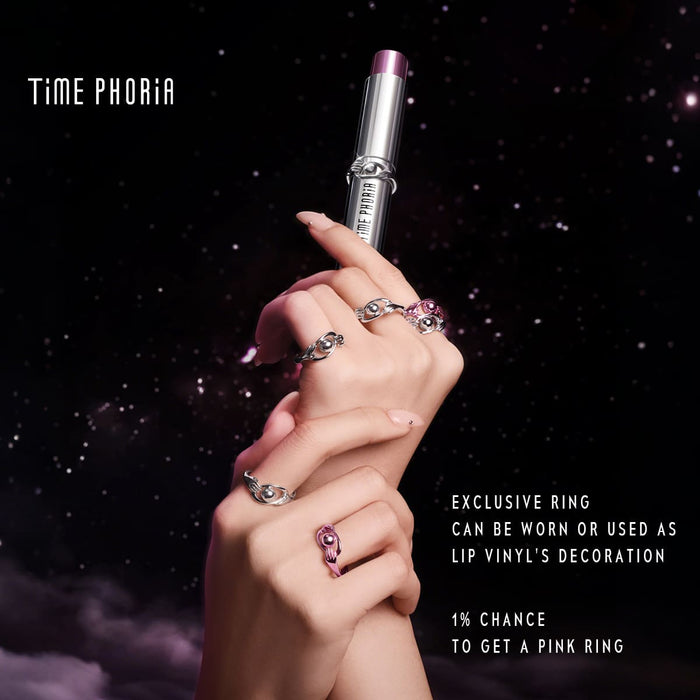 Timephoria Spectra Ultra Stay-Shine Transfer Proof Lip Vinyl أحمر شفاه تيمفوريا سبكترا ألترا ستاي-شاين المقاوم للانتقال - Princess Cosmetics Qatar